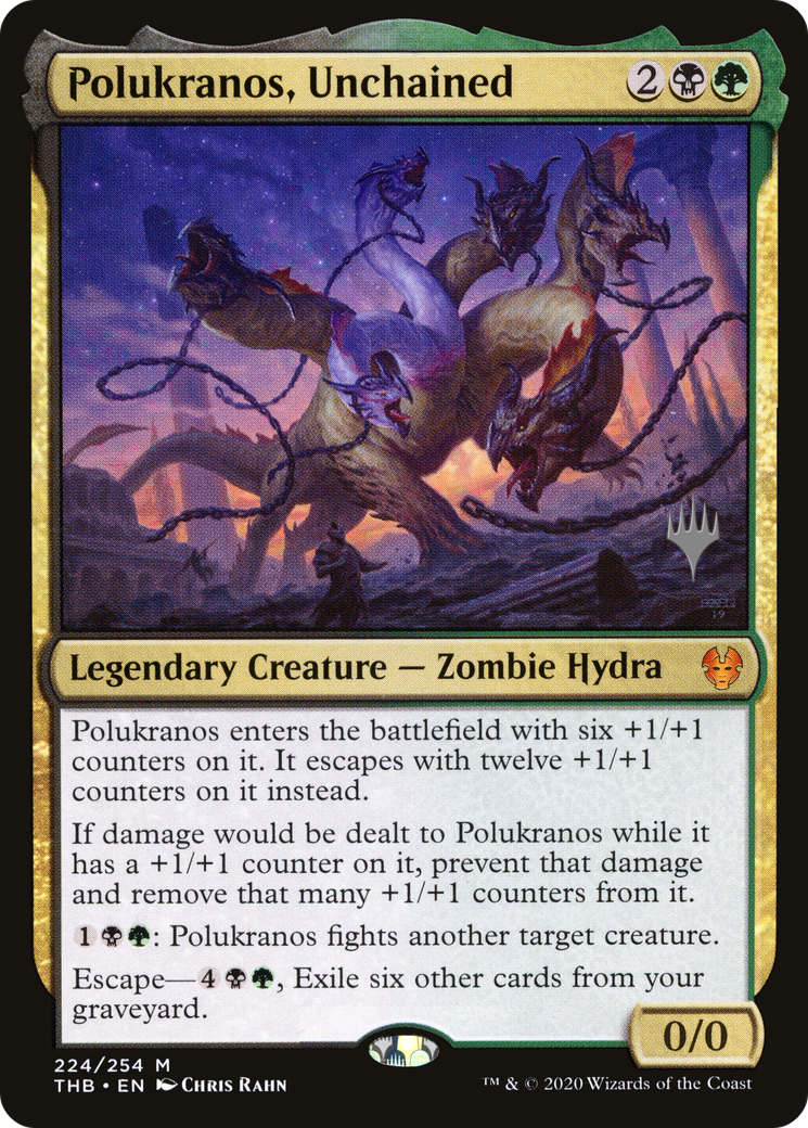 Polukranos, Unchained (PPTHB-224) - Theros Beyond Death Promos