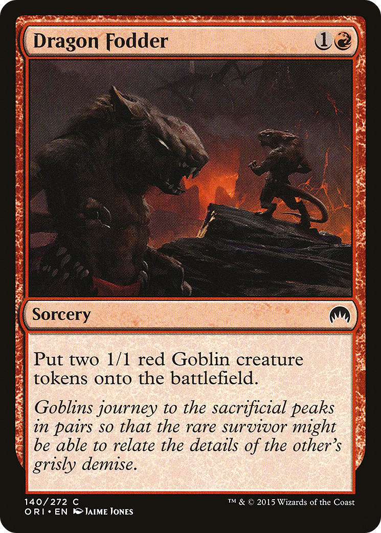 Dragon Fodder (ORI-140) - Magic Origins Foil