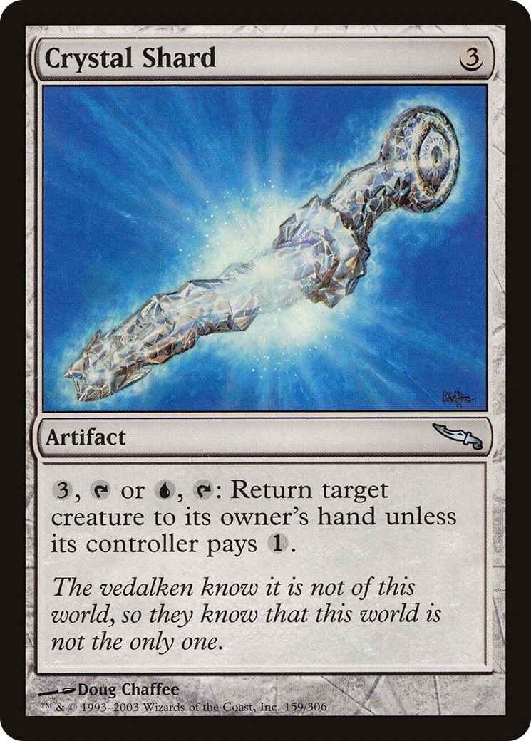 Crystal Shard (MRD-159) - Mirrodin Foil