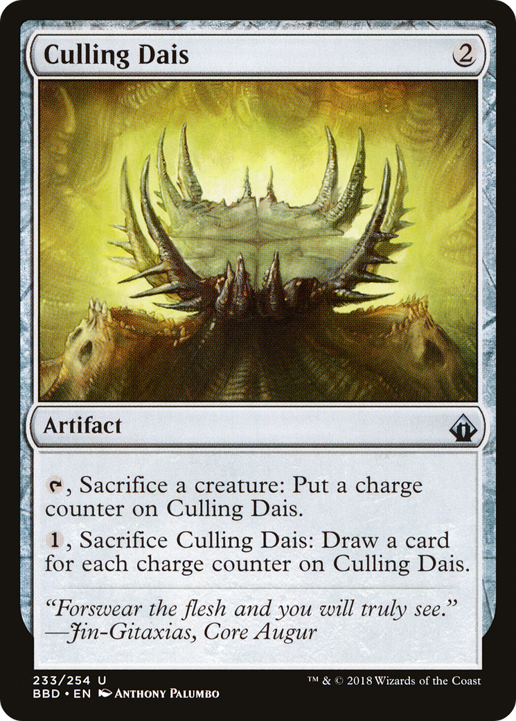 Culling Dais (BBD-233) - Battlebond Foil
