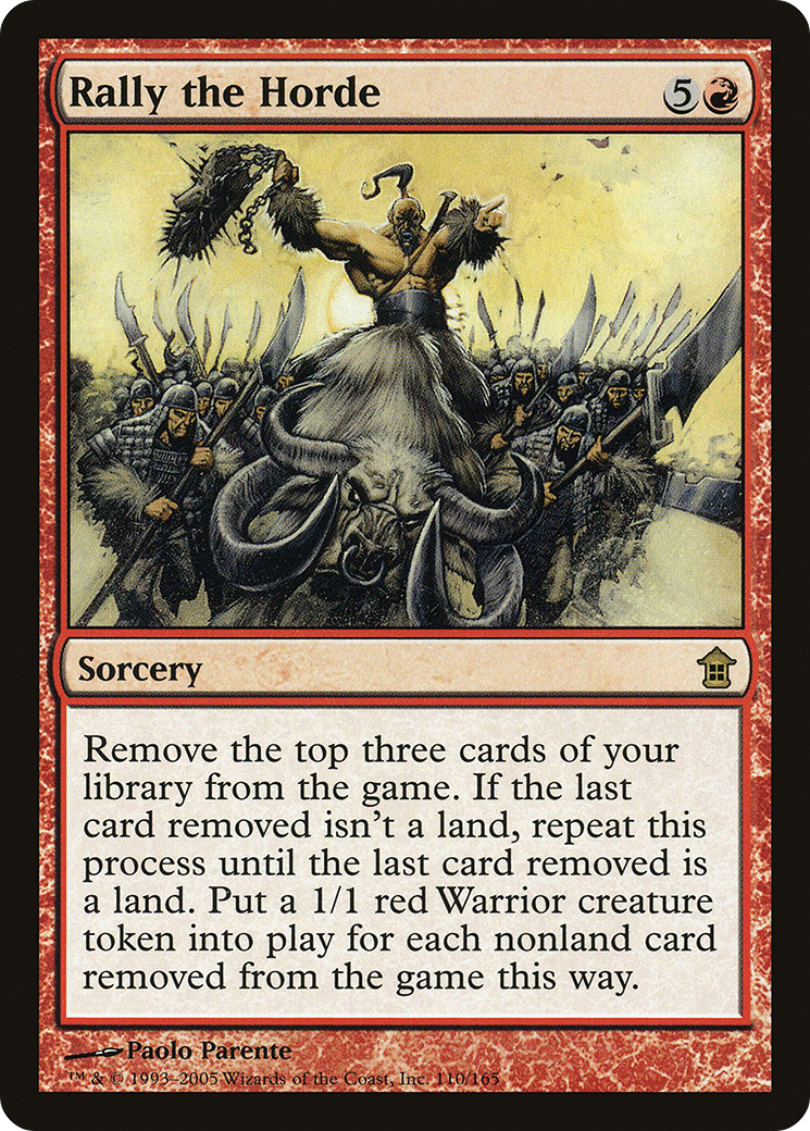Rally the Horde (SOK-110) - Saviors of Kamigawa