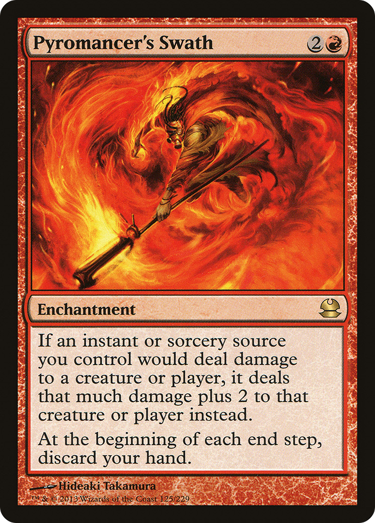 Pyromancer's Swath (MMA-125) - Modern Masters Foil