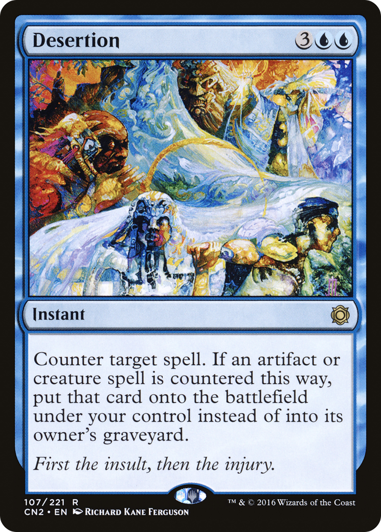 Desertion (CN2-107) - Conspiracy: Take the Crown Foil