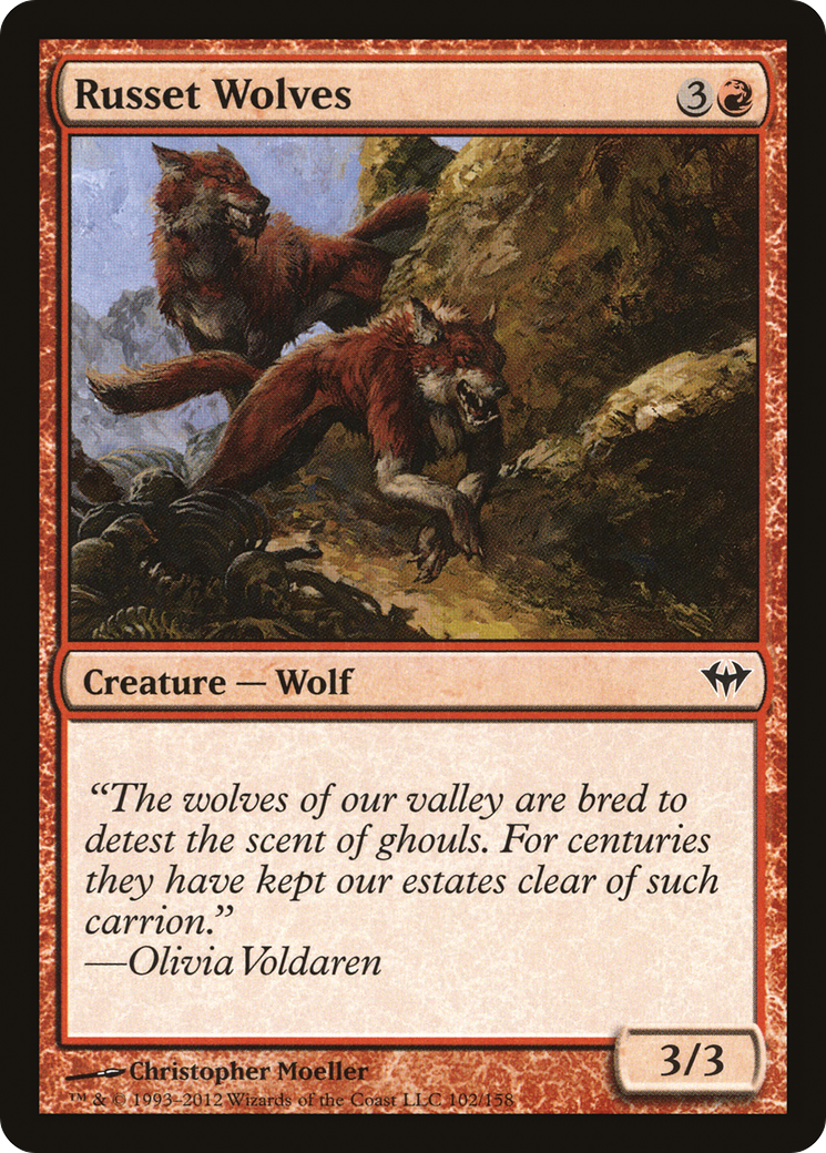 Russet Wolves (DKA-102) - Dark Ascension Foil