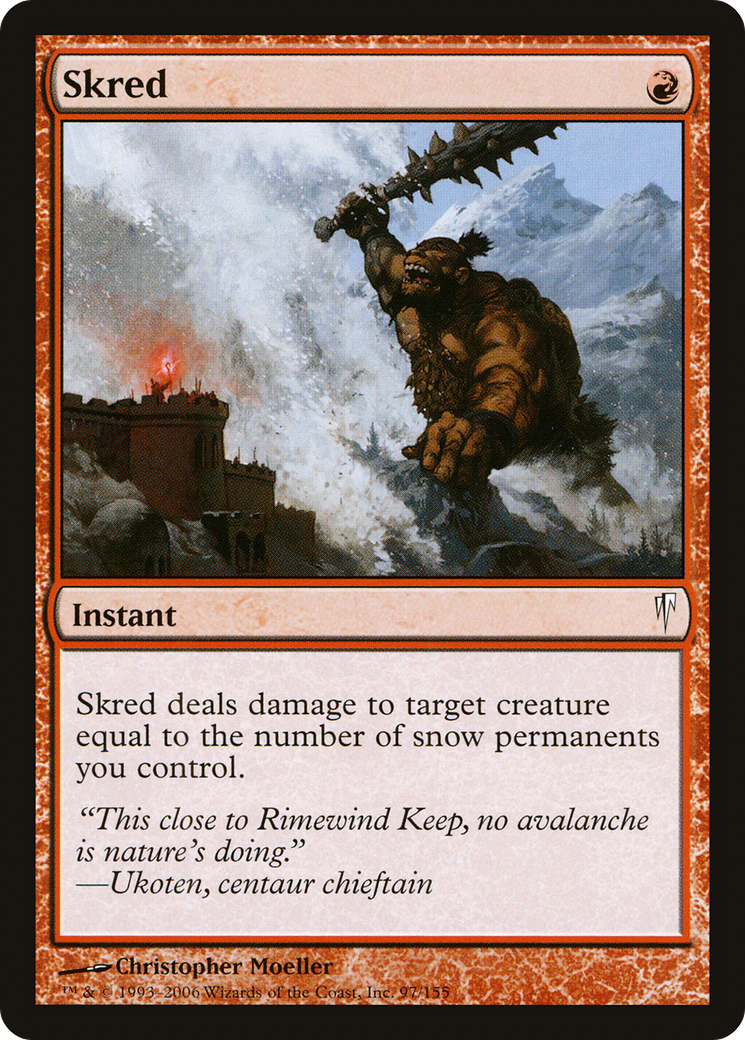 Skred (CSP-097) - Coldsnap Foil