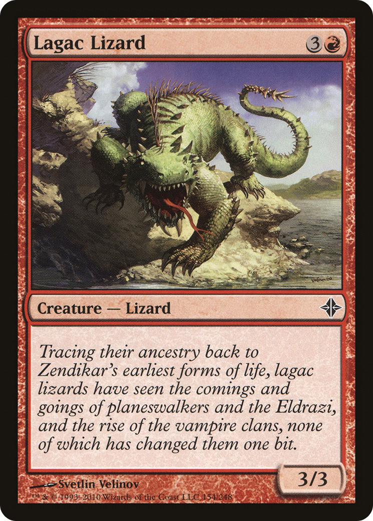 Lagac Lizard (ROE-154) - Rise of the Eldrazi Foil