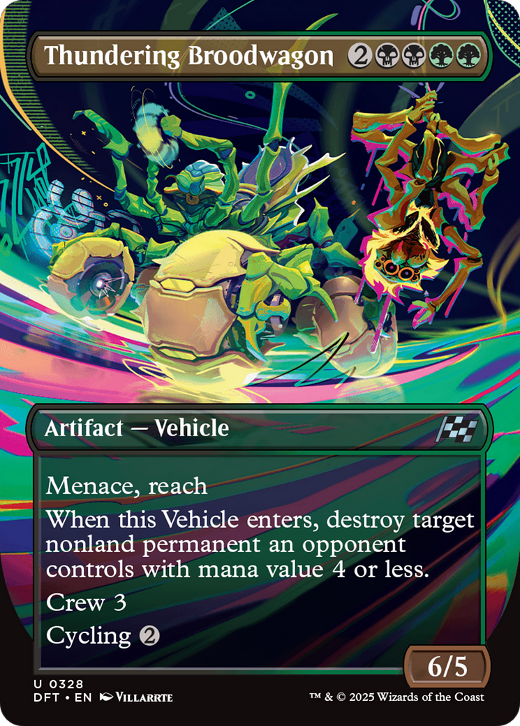 Thundering Broodwagon (DFT-328) - Aetherdrift (Borderless)