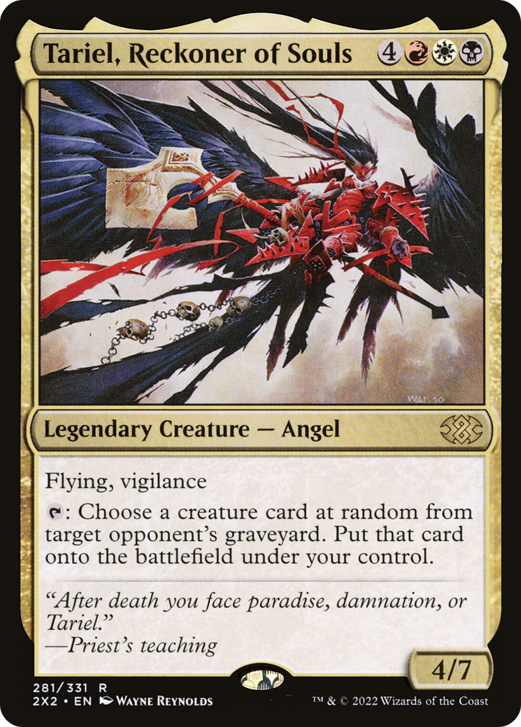 Tariel, Reckoner of Souls (2X2-281) - Double Masters 2022