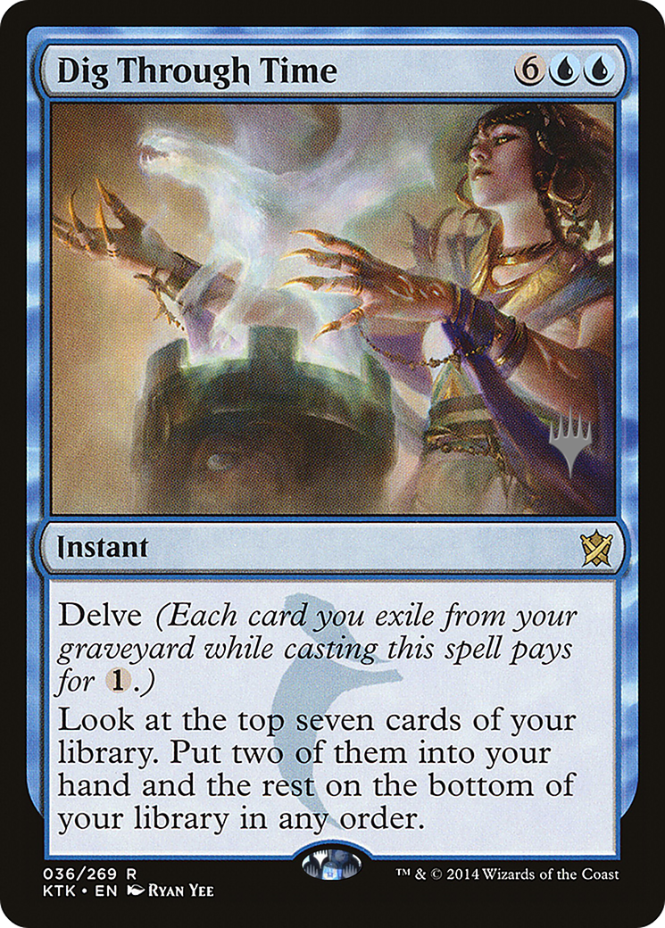 Dig Through Time (PPZNR-36P) - Khans of Tarkir Promos Foil