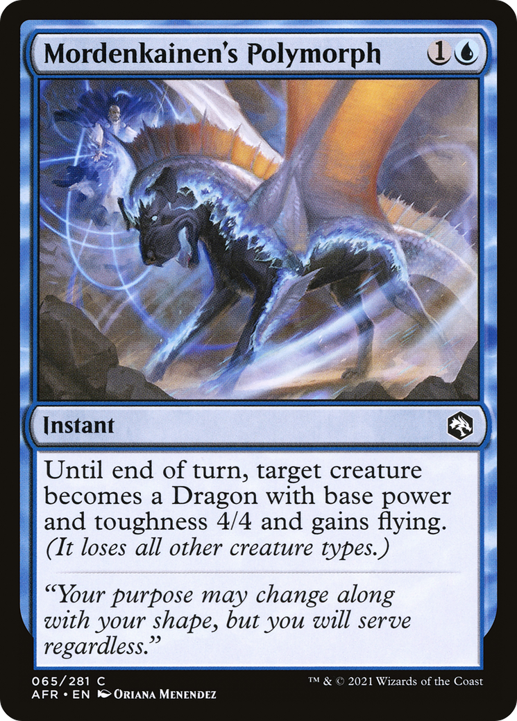 Mordenkainen's Polymorph (AFR-065) - Adventures in the Forgotten Realms Foil