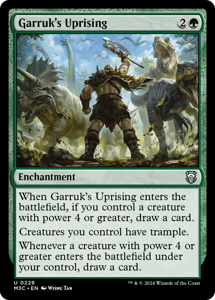 Garruk's Uprising (M3C-229) - Modern Horizons 3 Commander