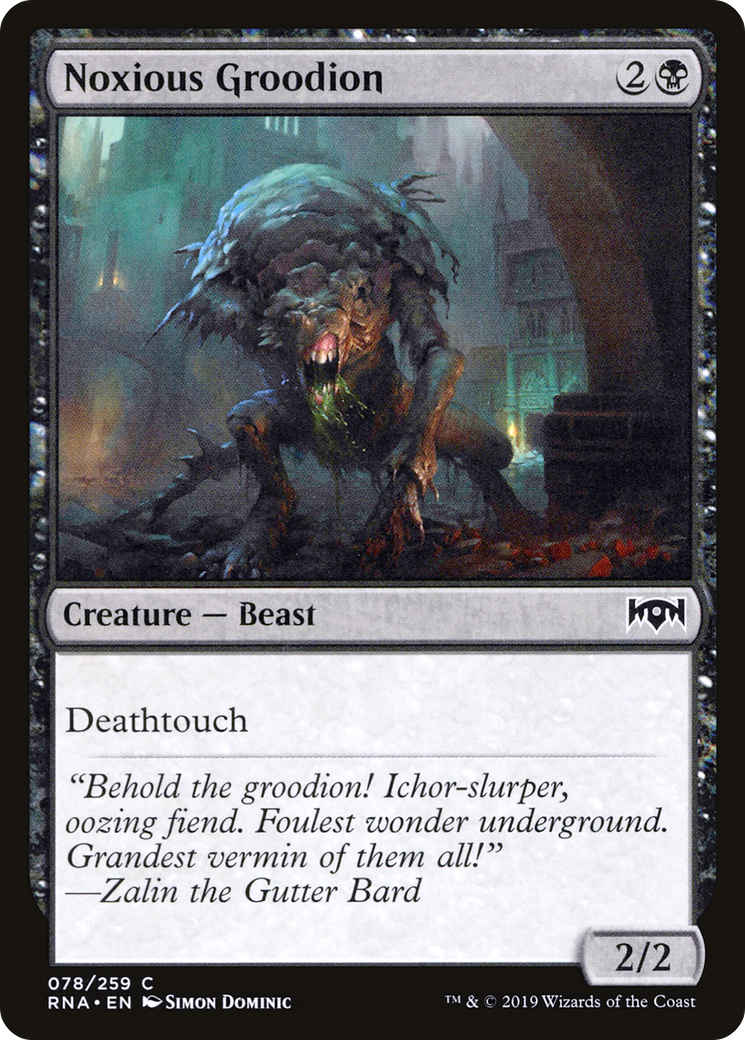 Noxious Groodion (RNA-078) - Ravnica Allegiance Foil