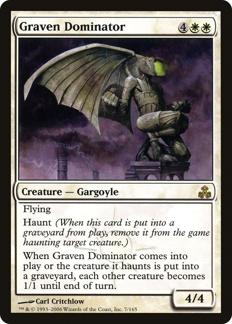 Graven Dominator (GPT-007) - Guildpact Foil