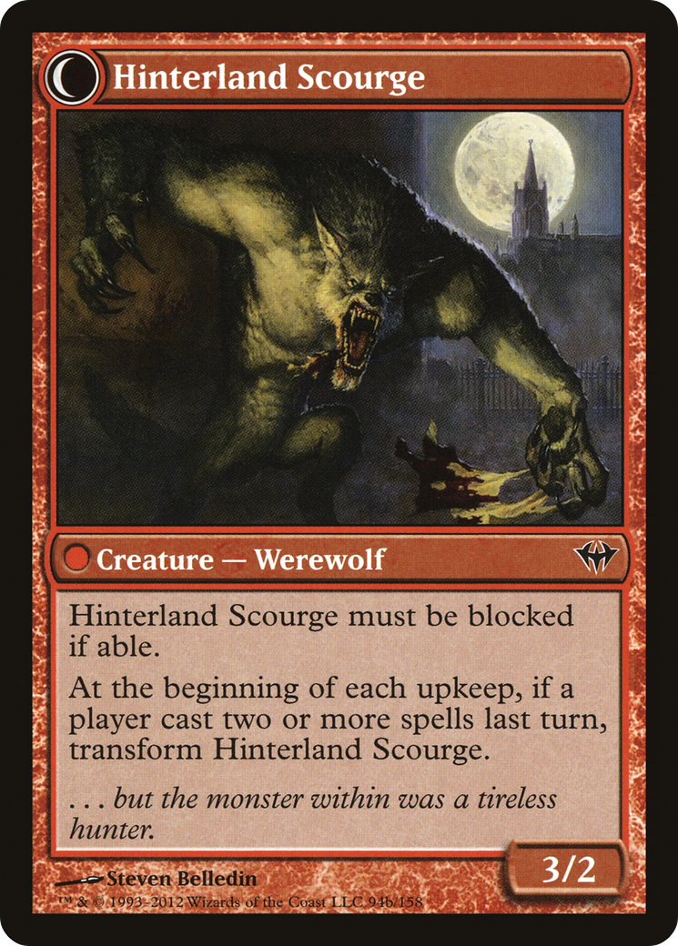 Hinterland Hermit // Hinterland Scourge (DKA-094) - Dark Ascension: (Double Faced Transform)