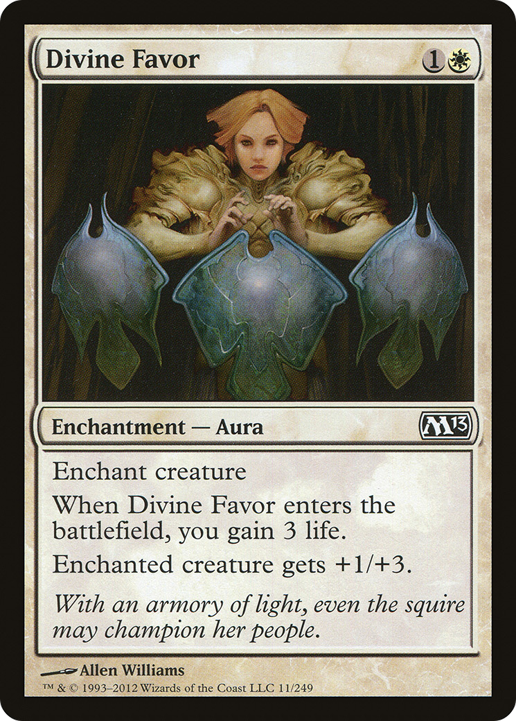 Divine Favor (M13-011) - Magic 2013 Foil