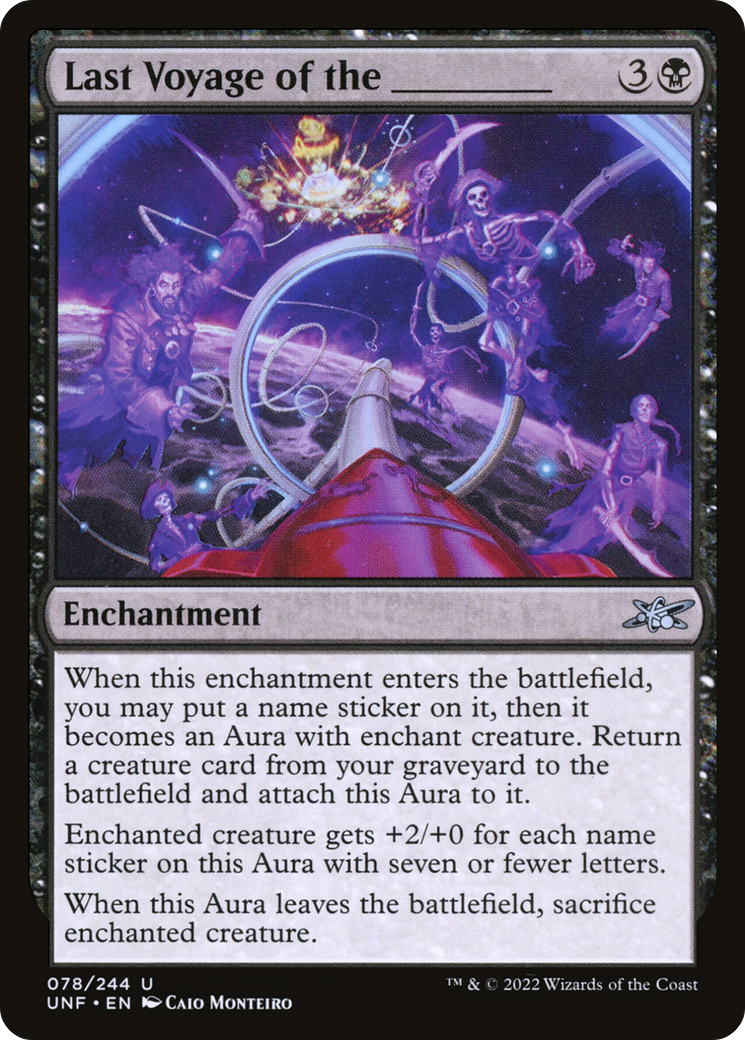 Last Voyage of the _____ (UNF-078) - Unfinity Foil