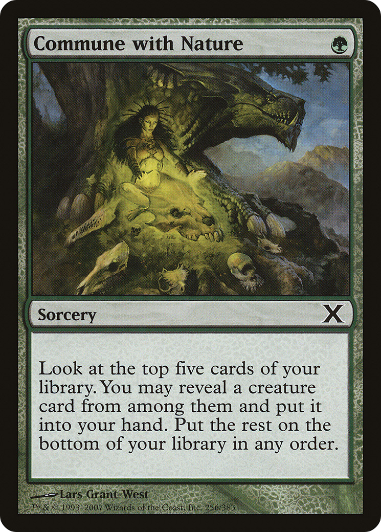 Commune with Nature (10E-256) - Tenth Edition Foil