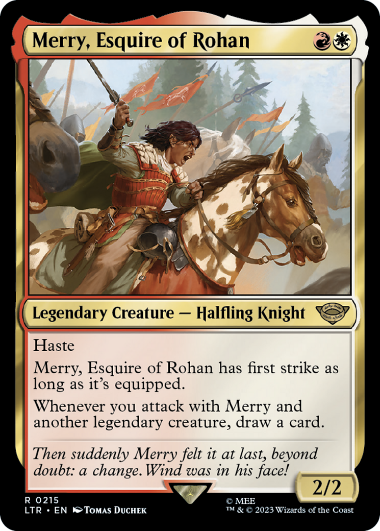 Merry, Esquire of Rohan (LTR-215) - The Lord of the Rings: Tales of Middle-earth Foil