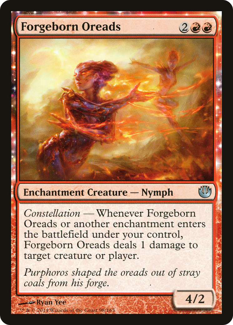 Forgeborn Oreads (JOU-098) - Journey into Nyx: (enchantment) Foil
