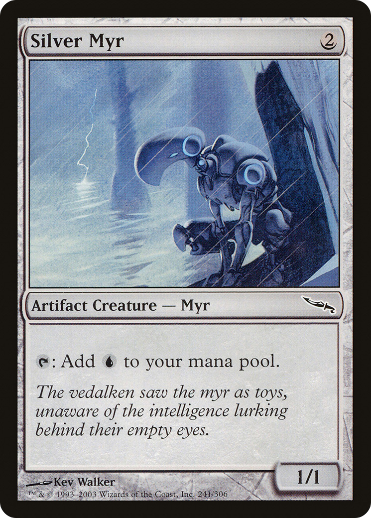 Silver Myr (MRD-241) - Mirrodin Foil