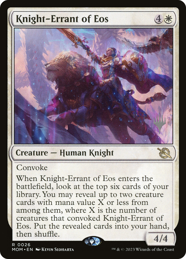 Knight-Errant of Eos (PPMOM-26P) - March of the Machine Promos Foil