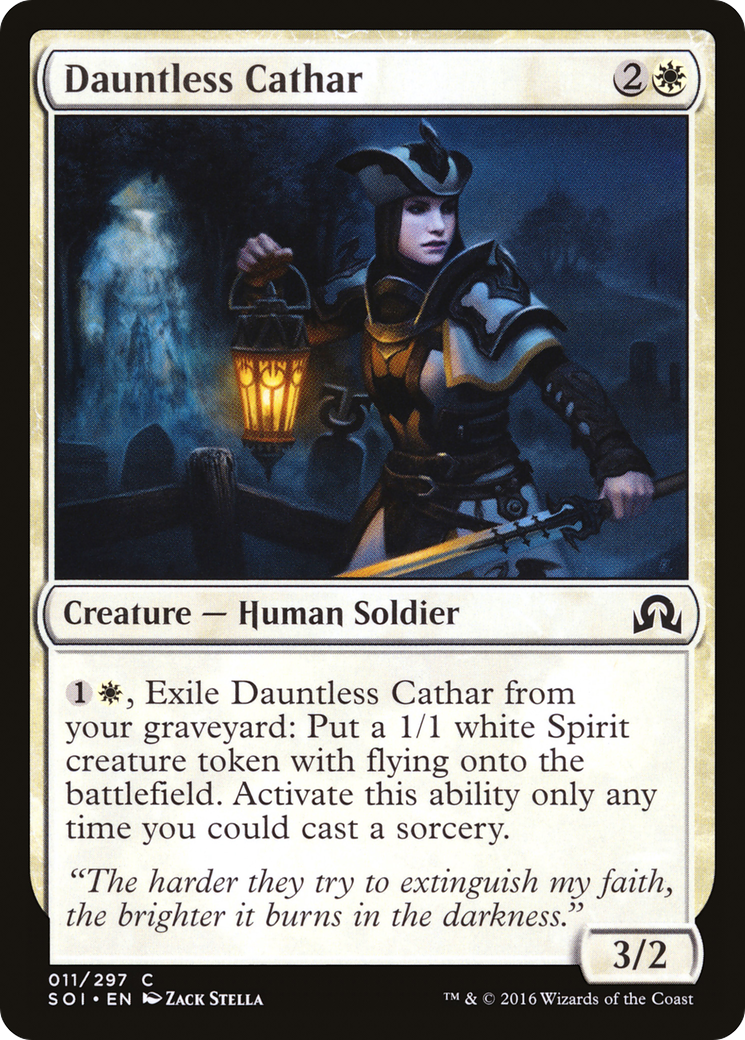 Dauntless Cathar (SOI-011) - Shadows over Innistrad Foil