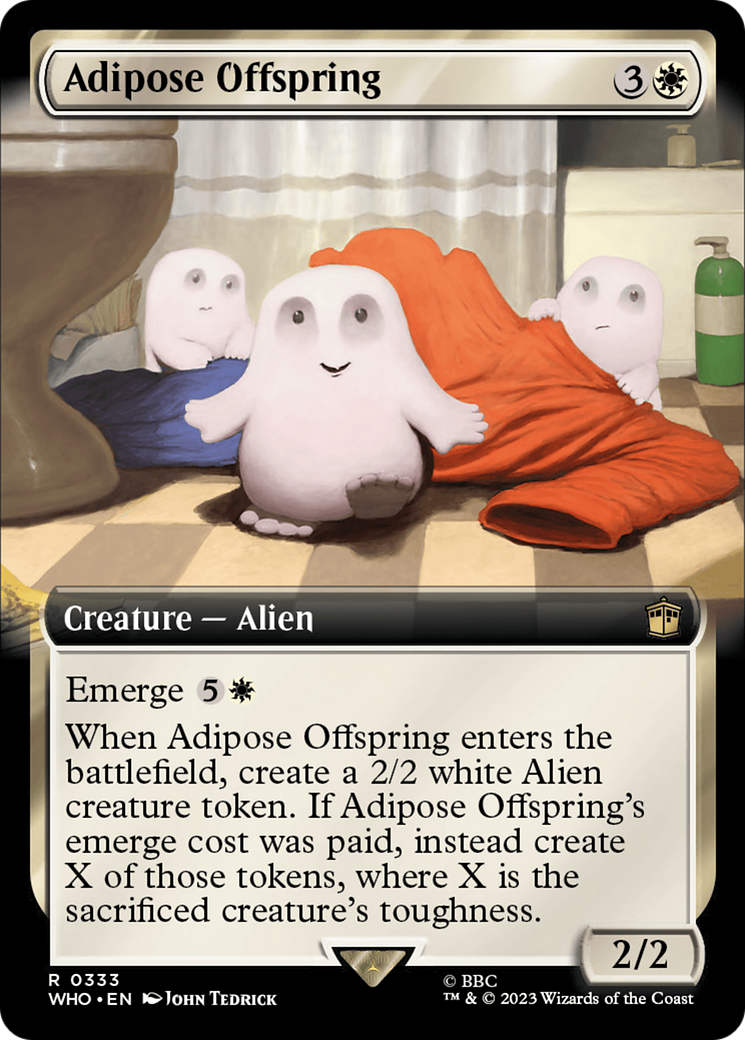 Adipose Offspring (WHO-333) - Doctor Who: (Extended Art) Foil