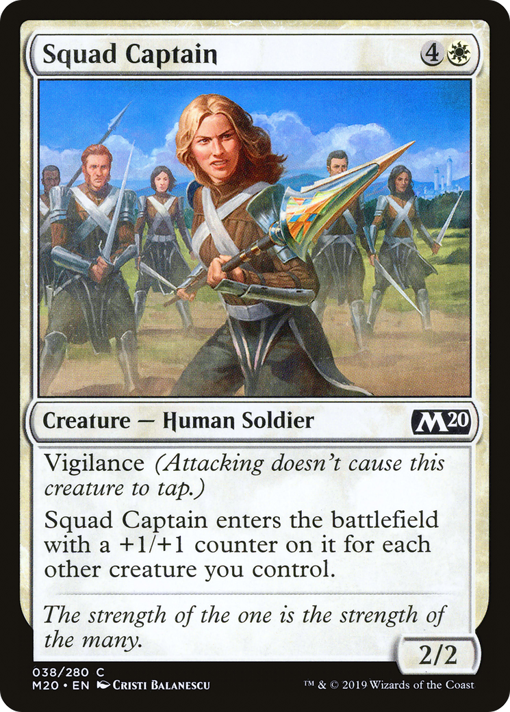 Squad Captain (M20-038) - Core Set 2020 Foil
