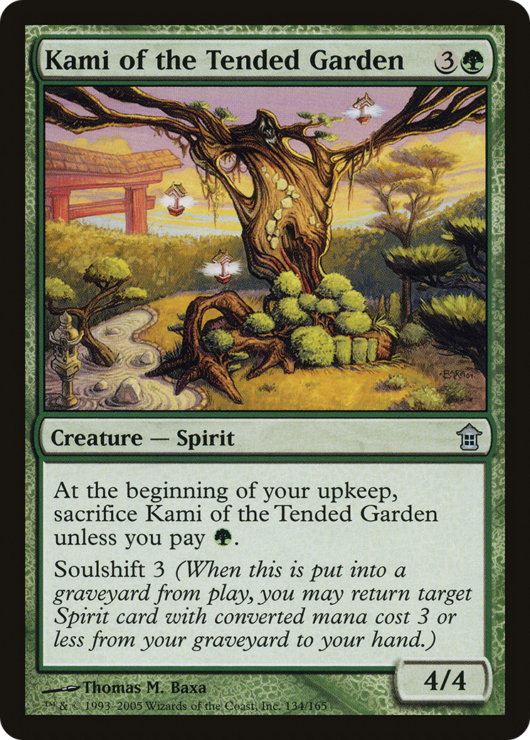 Kami of the Tended Garden (SOK-134) - Saviors of Kamigawa