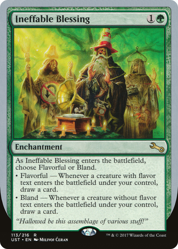 Ineffable Blessing (UST-113A) - Unstable