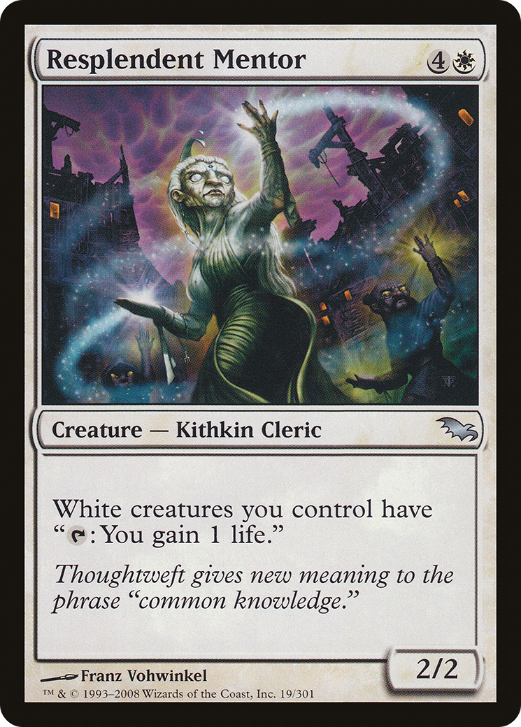 Resplendent Mentor (SHM-019) - Shadowmoor
