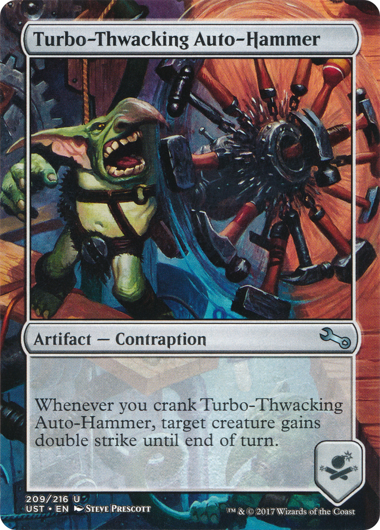 Turbo-Thwacking Auto-Hammer (UST-209) - Unstable (Borderless) Foil