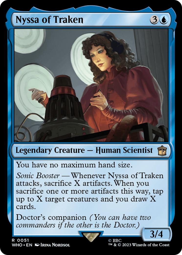 Nyssa of Traken (WHO-051) - Doctor Who Foil