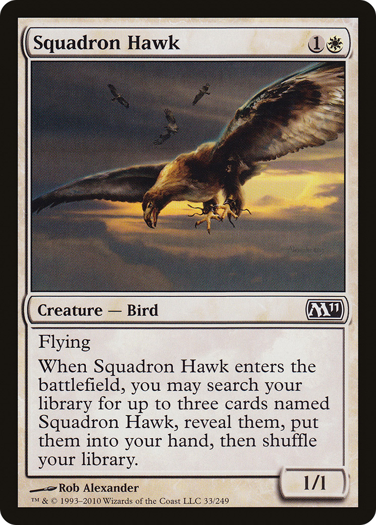 Squadron Hawk (M11-033) - Magic 2011 Foil