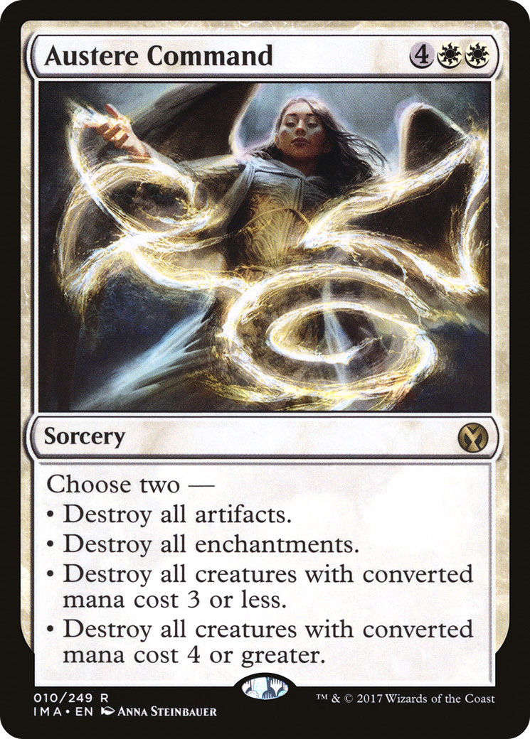 Austere Command (IMA-010) - Iconic Masters Foil