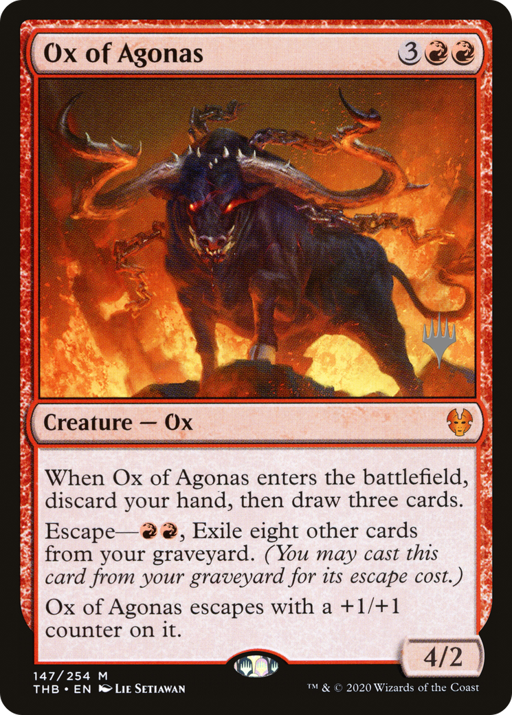 Ox of Agonas (PPTHB-147) - Theros Beyond Death Promos Foil