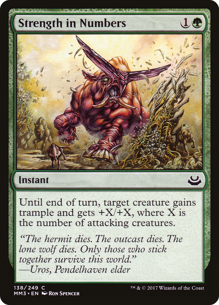 Strength in Numbers (MM3-138) - Modern Masters 2017