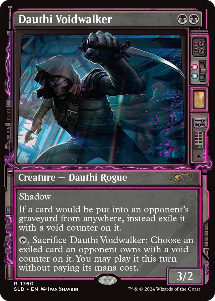 Dauthi Voidwalker (SLD-1760) - Secret Lair Drop: (Showcase) Foil