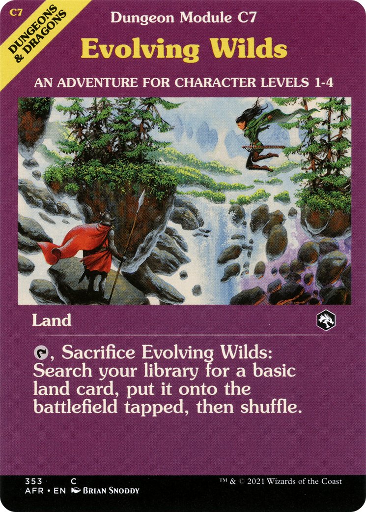 Evolving Wilds (AFR-353) - Adventures in the Forgotten Realms: (Showcase)