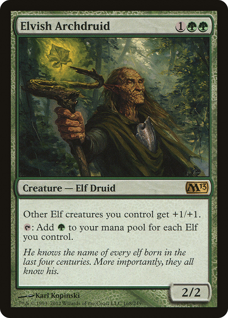 Elvish Archdruid (M13-168) - Magic 2013 Foil