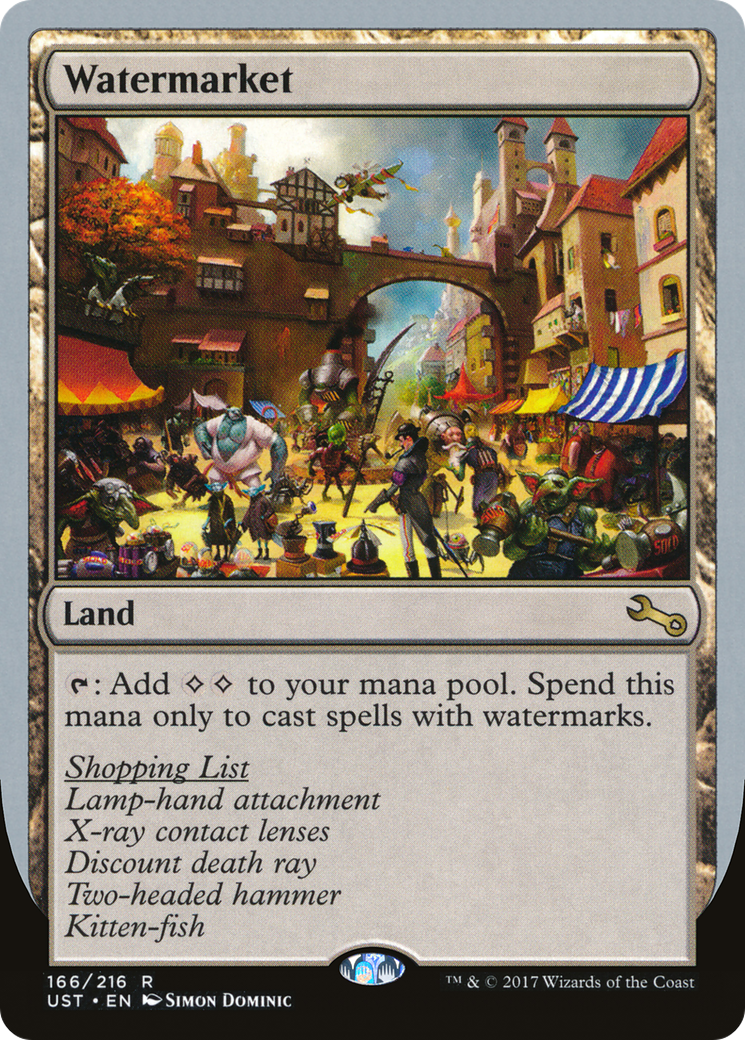 Watermarket (UST-166) - Unstable Foil