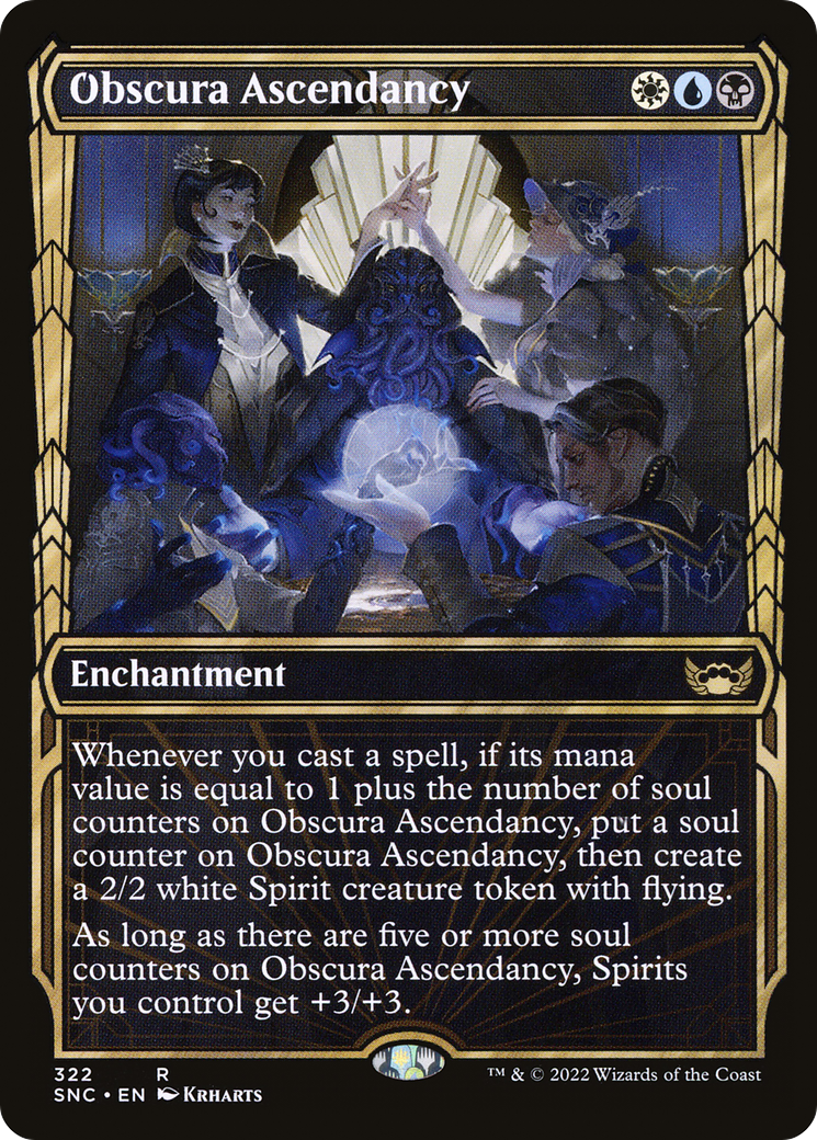 Obscura Ascendancy (SNC-322) - Streets of New Capenna: (Showcase) Foil