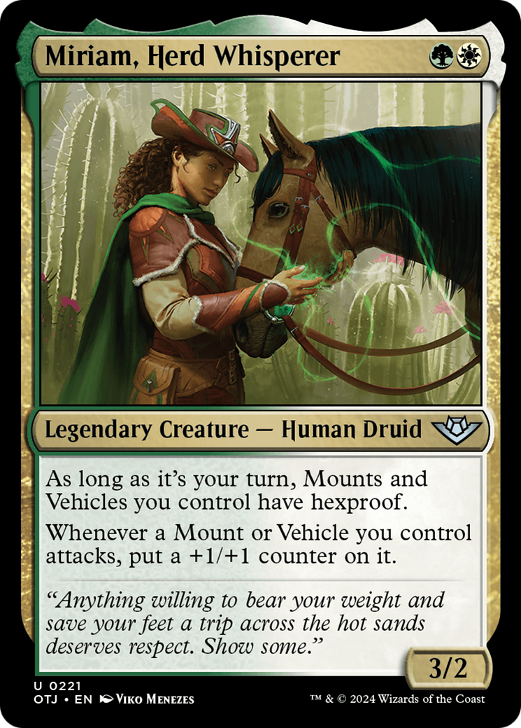 Miriam, Herd Whisperer (OTJ-221) - Outlaws of Thunder Junction Foil
