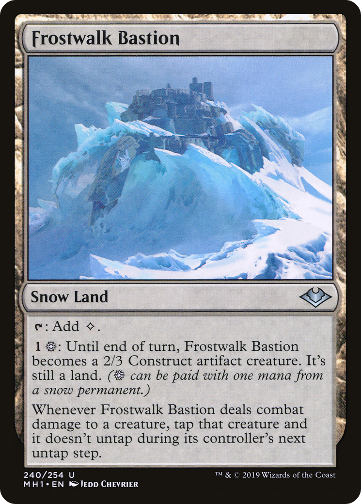 Frostwalk Bastion (MH1-240) - Modern Horizons Foil
