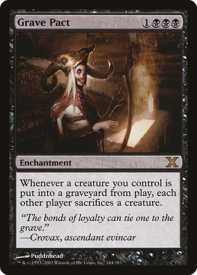 Grave Pact (10E-144) - Tenth Edition Foil