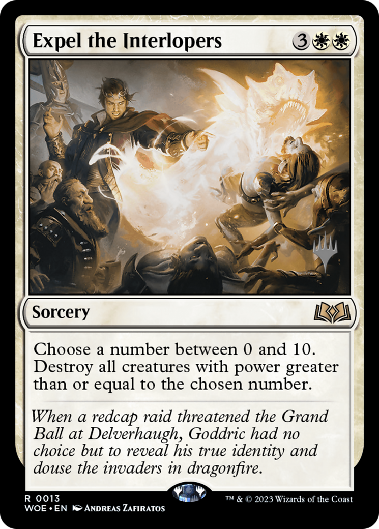 Expel the Interlopers (PPWOE-013) - Wilds of Eldraine Promos Foil
