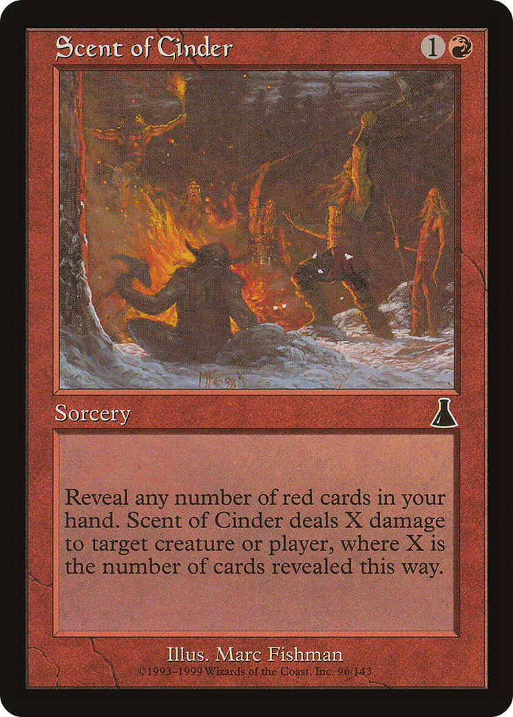 Scent of Cinder (UDS-096) - Urza's Destiny Foil