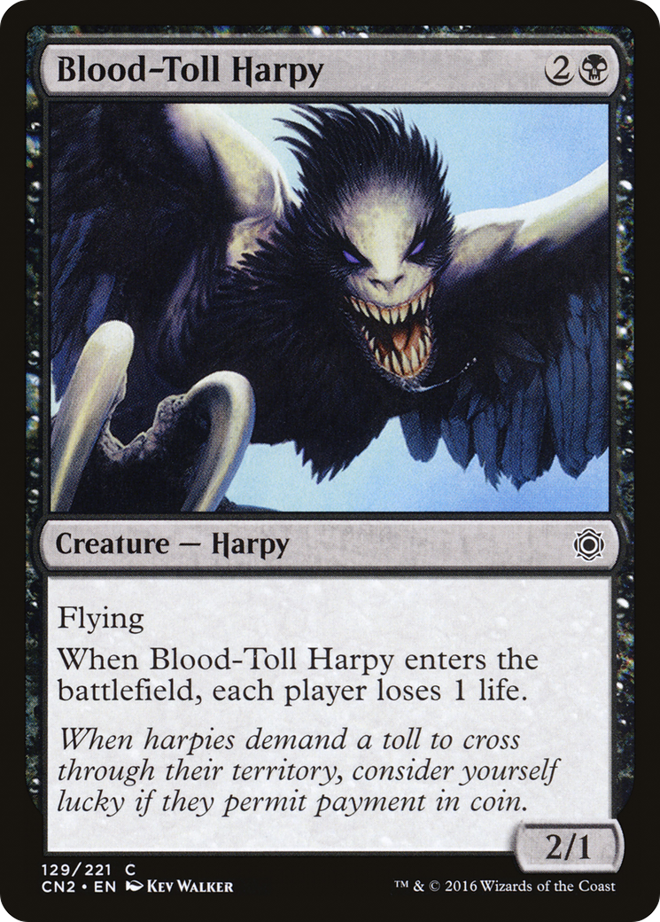 Blood-Toll Harpy (CN2-129) - Conspiracy: Take the Crown