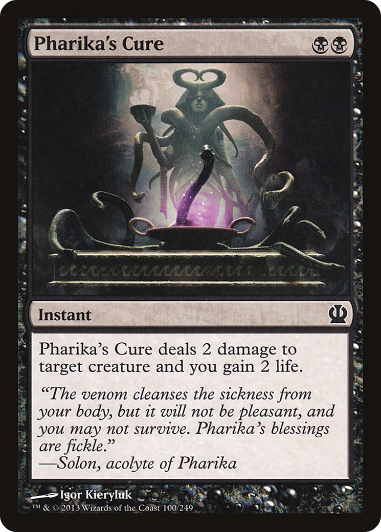 Pharika's Cure (THS-100) - Theros Foil