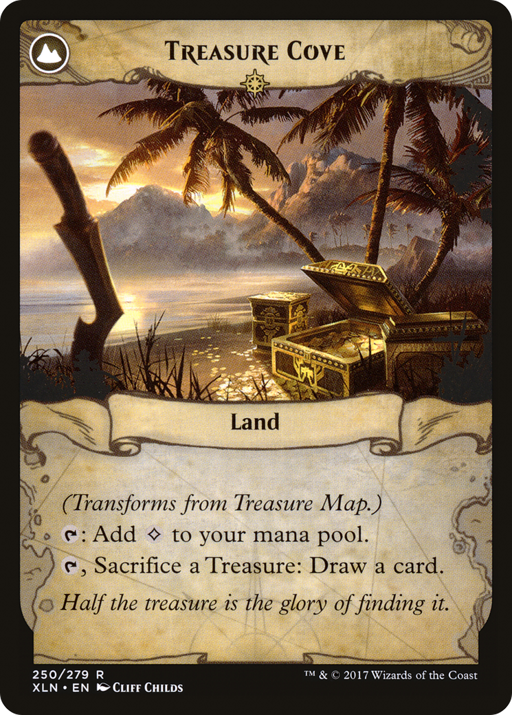 Treasure Map // Treasure Cove (XLN-250) - Ixalan: (compasslanddfc)